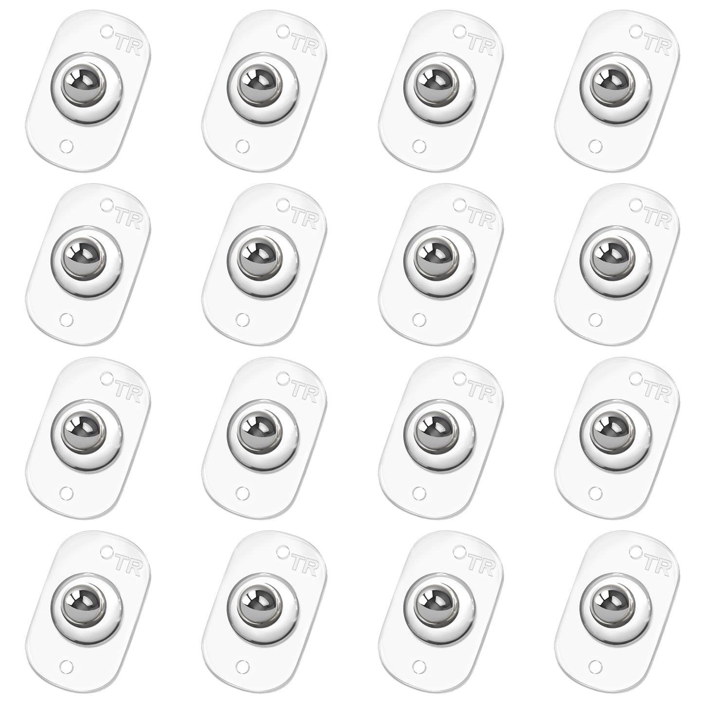 Self Adhesive Caster Wheels,Appliance Rollers for Kitchen Appliances,360°Swivel Mini Universal Wheel Roller Casters,Sticky Pulley for Trash Can,Storage Box,Small Furniture