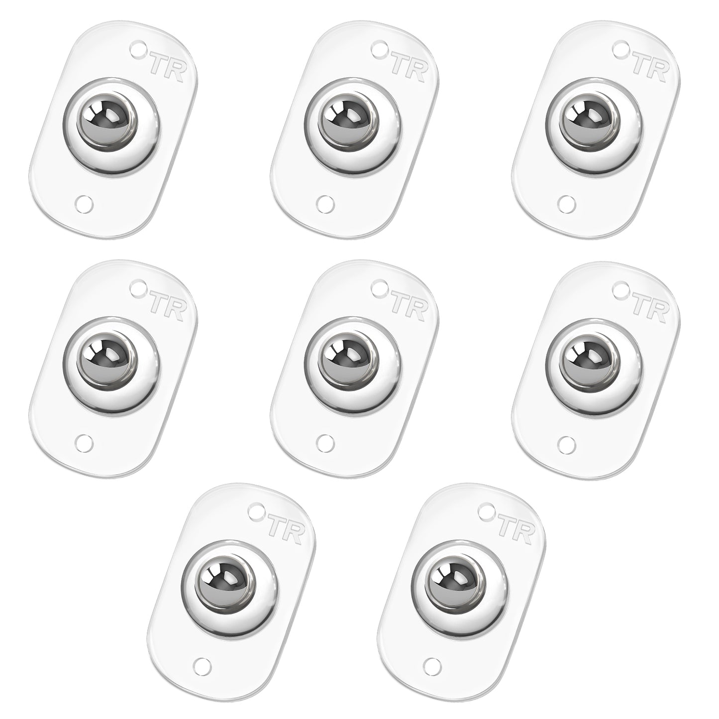 Self Adhesive Caster Wheels,Appliance Rollers for Kitchen Appliances,360°Swivel Mini Universal Wheel Roller Casters,Sticky Pulley for Trash Can,Storage Box,Small Furniture
