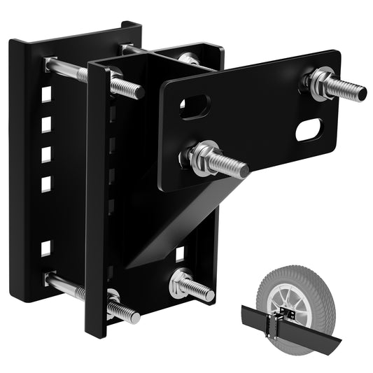 Trailer Spare Tire Mount,Spare Tire Carrier for Utility Trailer Boat,Spare Tire Holder Bracket Fits 4 & 5 & 6 Lugs Trailer Wheels on 4",4.5",4.75",5" and 5.5" Bolt Patterns,Holds up to 180 Lbs