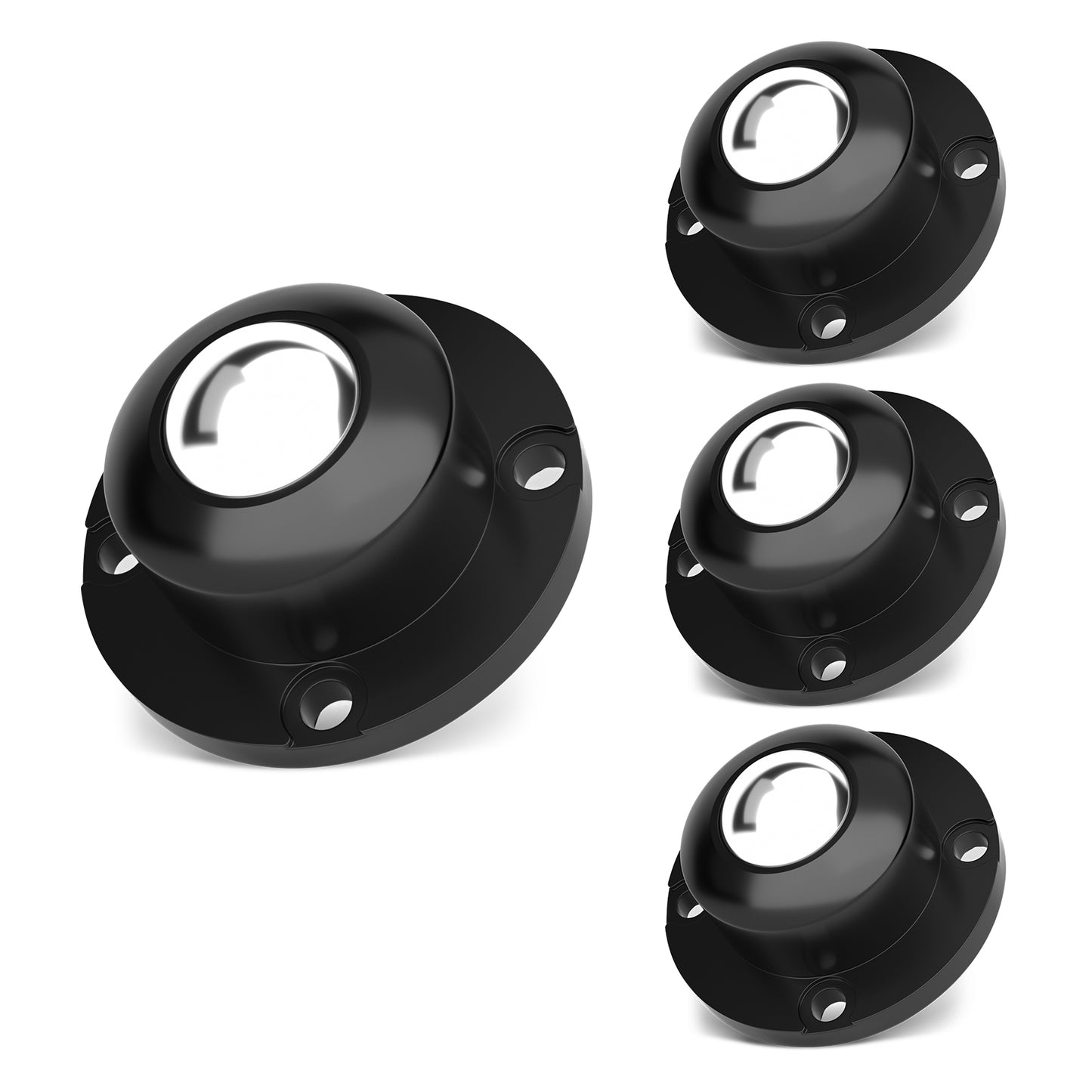 Self Adhesive Caster Wheels,Appliance Rollers for Kitchen Appliances,360°Swivel Mini Universal Wheel Roller Casters for Storage Box,Small Furniture