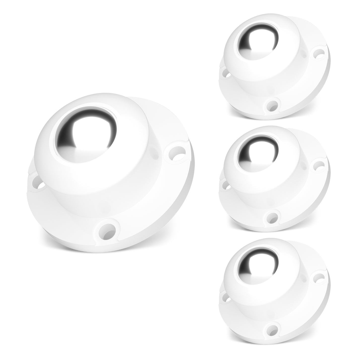 Self Adhesive Caster Wheels,Appliance Rollers for Kitchen Appliances,360°Swivel Mini Universal Wheel Roller Casters for Storage Box,Small Furniture