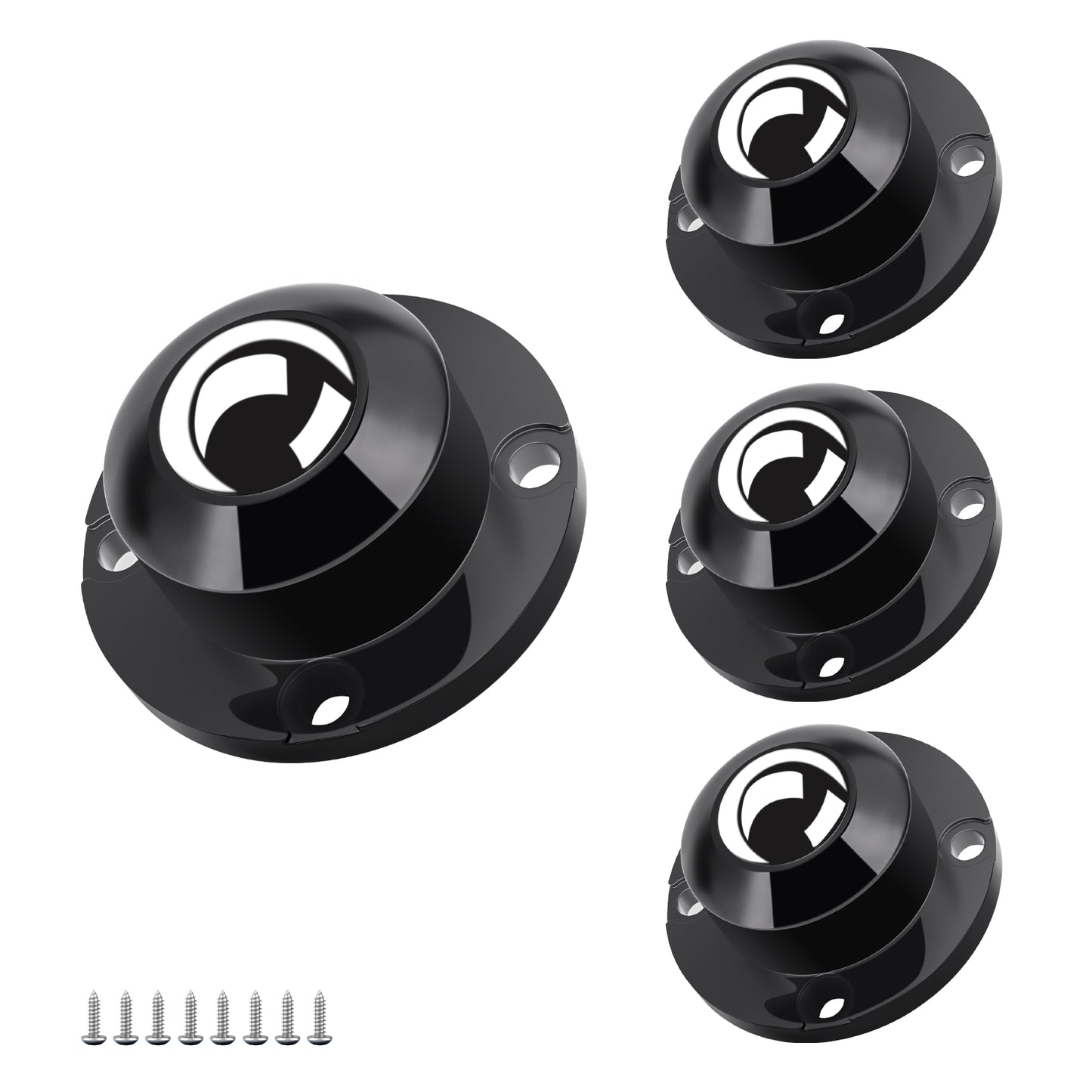 Self Adhesive Caster Wheels,Appliance Rollers for Kitchen Appliances,360°Swivel Mini Universal Wheel Roller Casters for Storage Box,Small Furniture