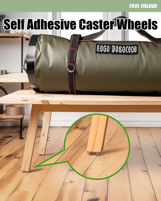 Self Adhesive Caster Wheels,Appliance Rollers for Kitchen Appliances,360°Swivel Mini Universal Wheel Roller Casters for Storage Box,Small Furniture (with 4 Ball Bearings,Clear,4 PCS)